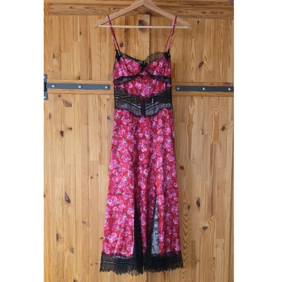 NWT FOR LOVE AND LEMONS BELAMI SLIP DRESS SIZE XXS - Picture 2 of 7